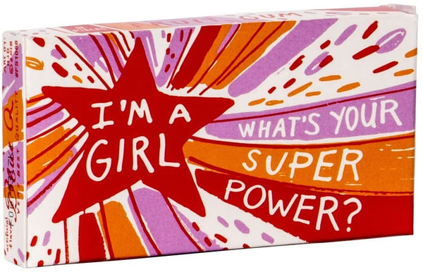 Blue Q Gum I'm a Girl What's your Super Power?