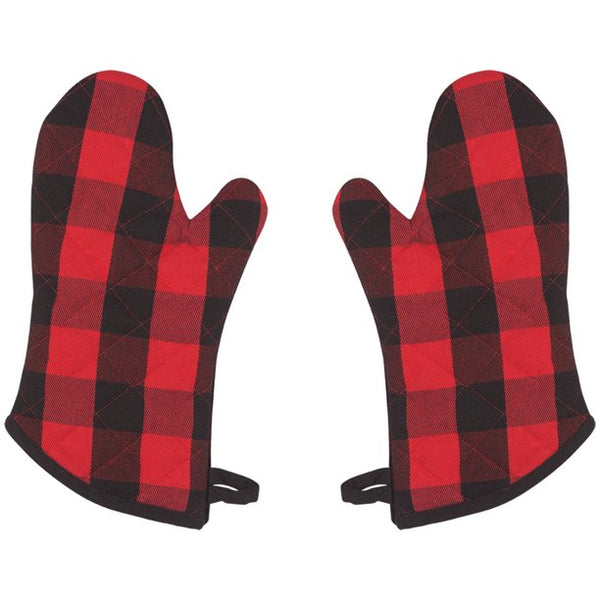 Now Designs Superior Buffalo Check Oven Mitts