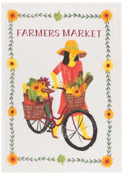 Now Designs Floursack Tea Towels Set of 3 Farm Market