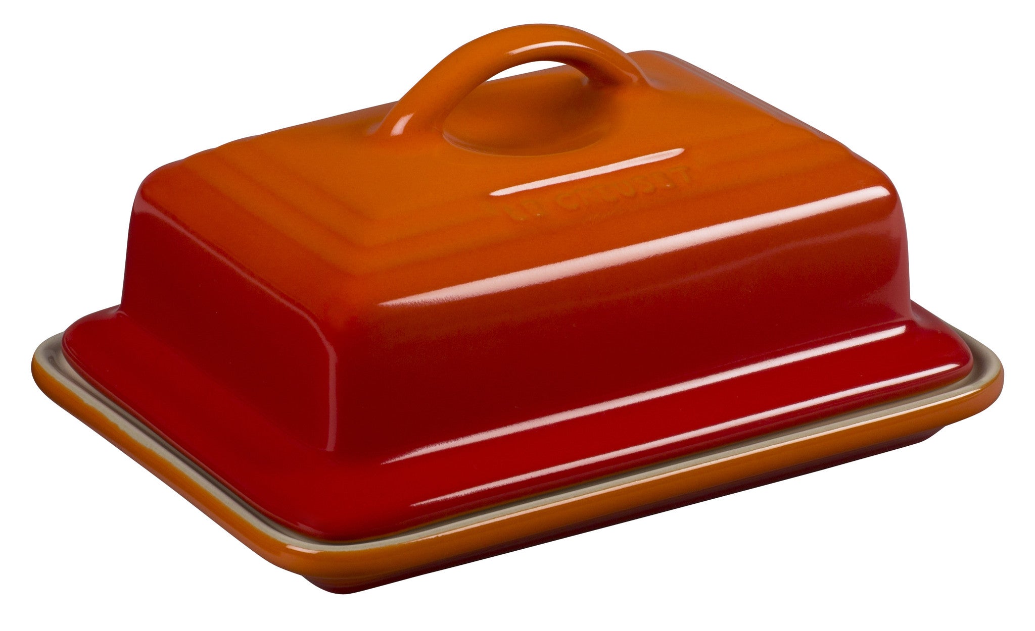Le Creuset Flame Heritage Butter Dish - Main Image