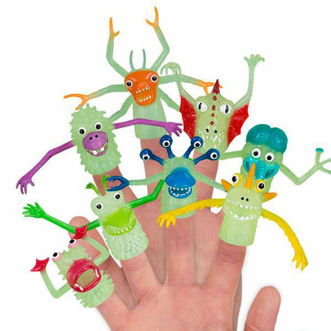 Glow in the Dark Monster Finger Puppet