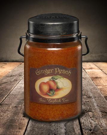 McCall's Ginger Peach Scented Jar Candle 26 oz.