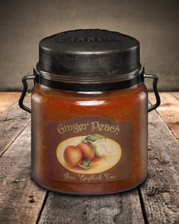 McCall's Ginger Peach Scented Jar Candle 16 oz.