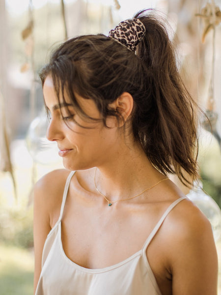 Natural Life Half Bandeau Gray Leopard
