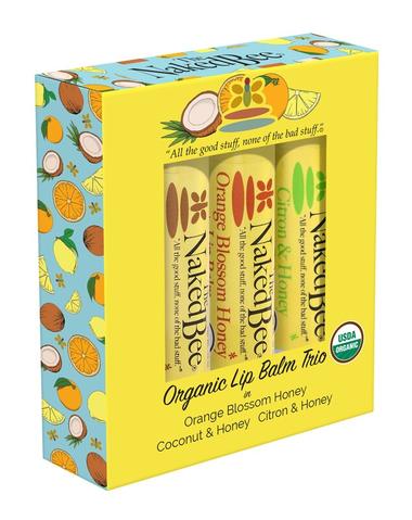 The Naked Bee Lip Balm 3 Pack