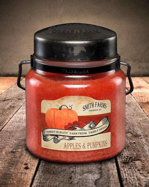 McCall's Apples and Pumpkin Scented Jar Candle 16 oz.