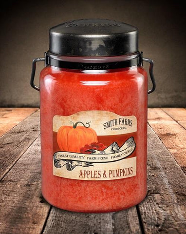 McCall's Apples and Pumpkin Scented Jar Candle  26 oz.