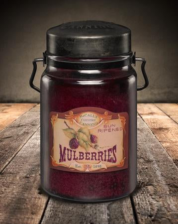 McCall's Mulberries Scented Jar Candle 26 oz.