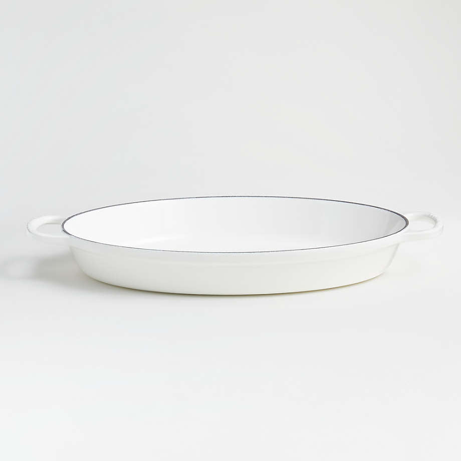 Le Creuset White Oval Baker