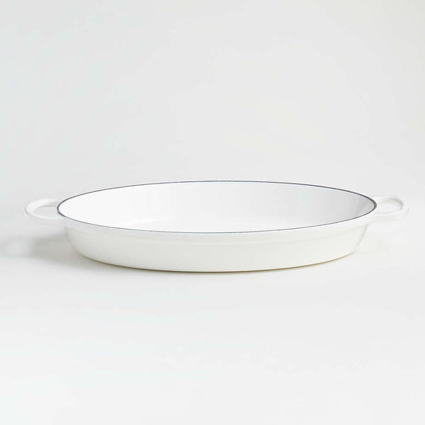 Le Creuset White Oval Baker