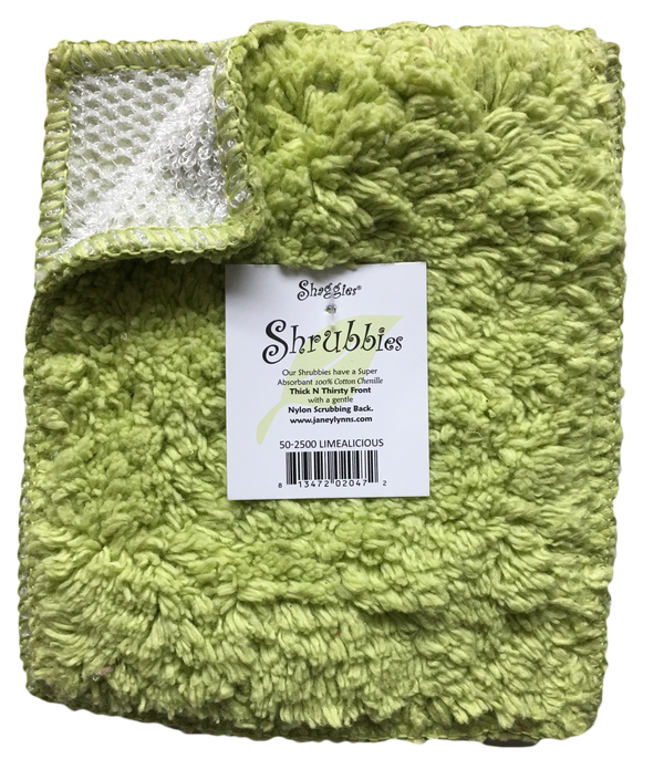 Janey Lynn's Designs Shrubbies Dishcloth Limealicious Set of Two