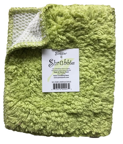 Janey Lynn's Designs Shrubbies Dishcloth Limealicious Set of Two