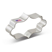 Long Fancy Plaque Cookie Cutter