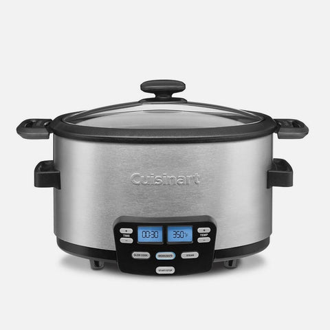 Cuisinart 4-Cup Stainless Steel Rice Cooker CRC-400
