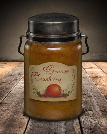 McCall's Orange Cranberry Scented Jar Candle 26 oz.