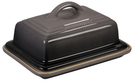 Le Creuset Flint Oyster Heritage Butter Dish