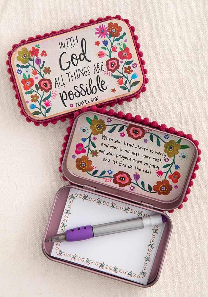 Natural Life Prayer Box With God All Is Possible