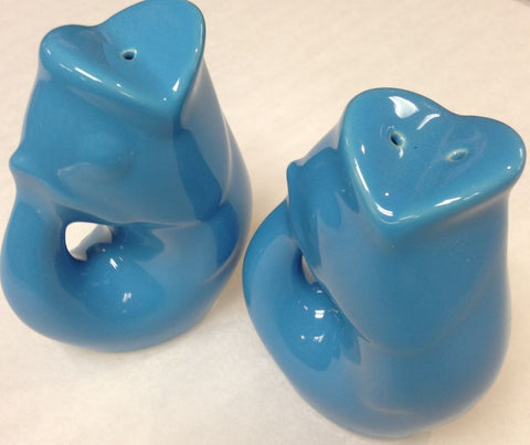 Gurgle Pot Salt and Pepper Set Peacock