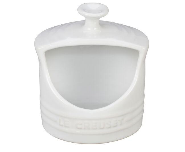 Le Creuset White Salt Crock