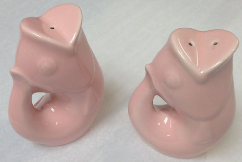 Gurgle Pot Salt and Pepper Set Pink