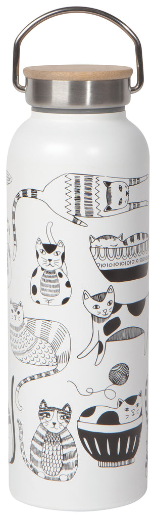 Now Designs Water Bottle Purr Party