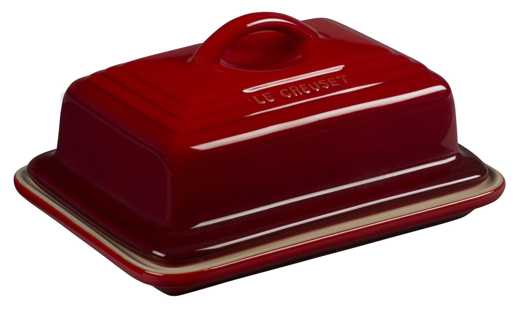 Le Creuset Cherry Heritage Butter Dish
