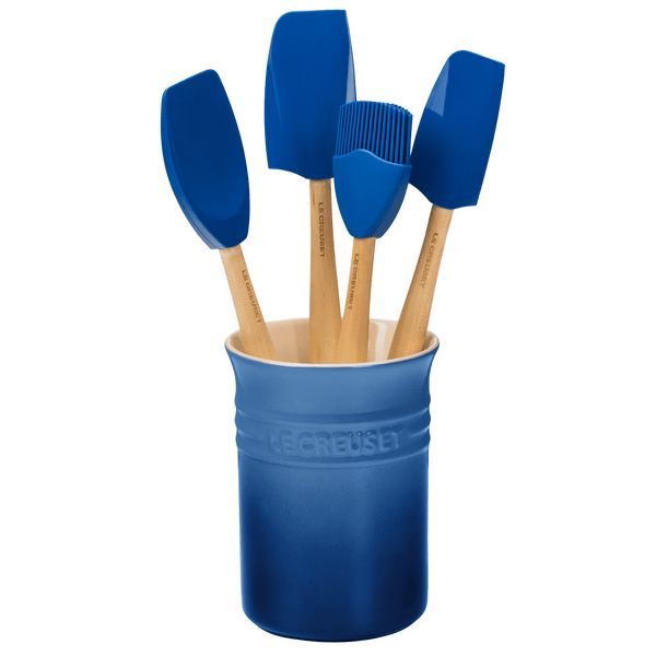 Le Creuset Marseille 5 Piece Utensils With Crock