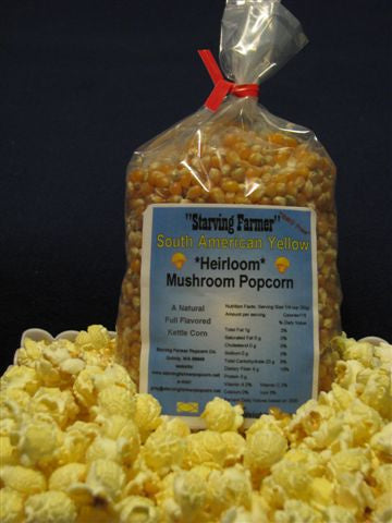 Starving Farmer South American Yellow Popcorn