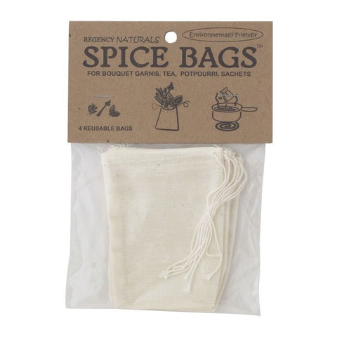 HIC Regency Natural Cotton Spice Bags