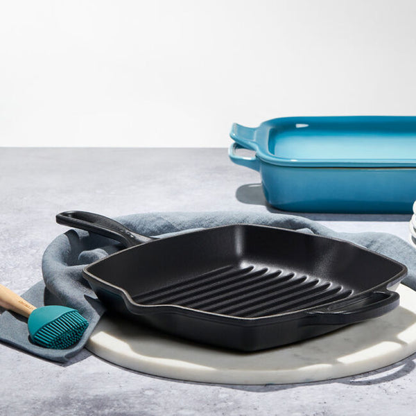 Le Creuset Flint Square Skillet Grill