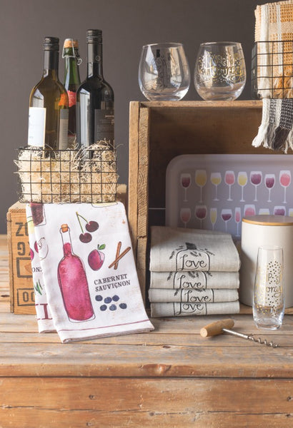 Now Designs Dishtowel Wine Aromas