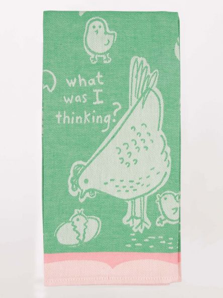 Blue Q Jacquard Dishtowel What Was I Thinking