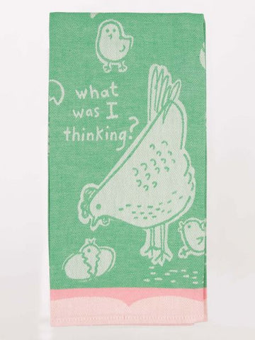 Blue Q Jacquard Dishtowel What Was I Thinking